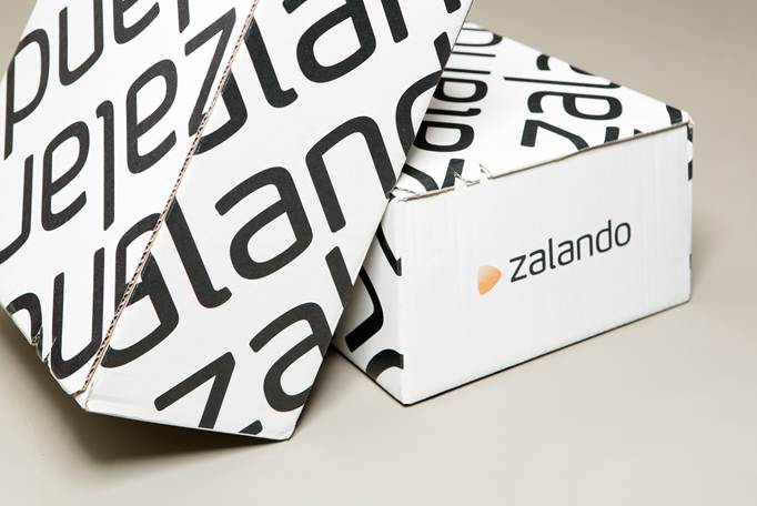 Neues Paket-Design bei Zalando