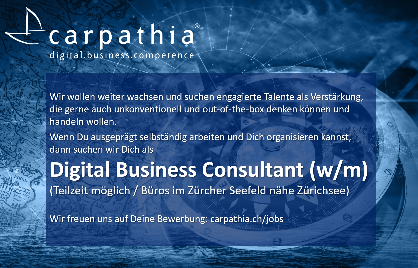 Carpathia sucht: Digital Business Consultant (w/m)