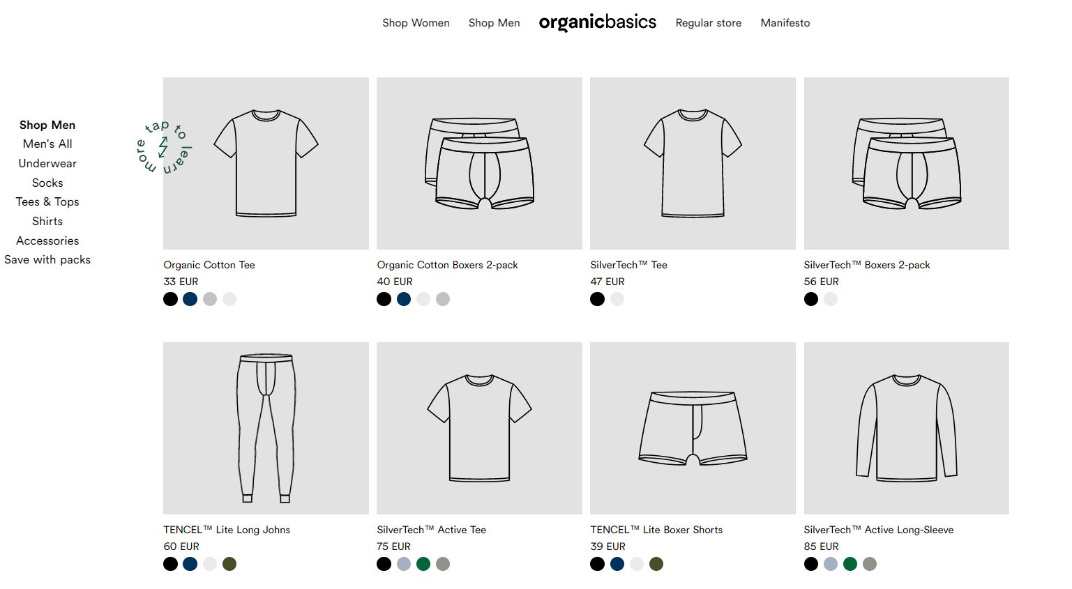 organicbasics listingpage
