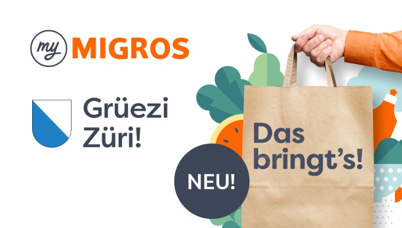 myMigros startet in Zürich am Sechseläuten-Montag 19.4.2021